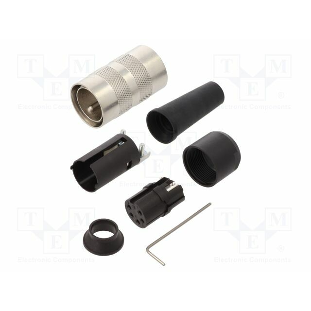 BINDER Connector: M16; plug; female; PIN: