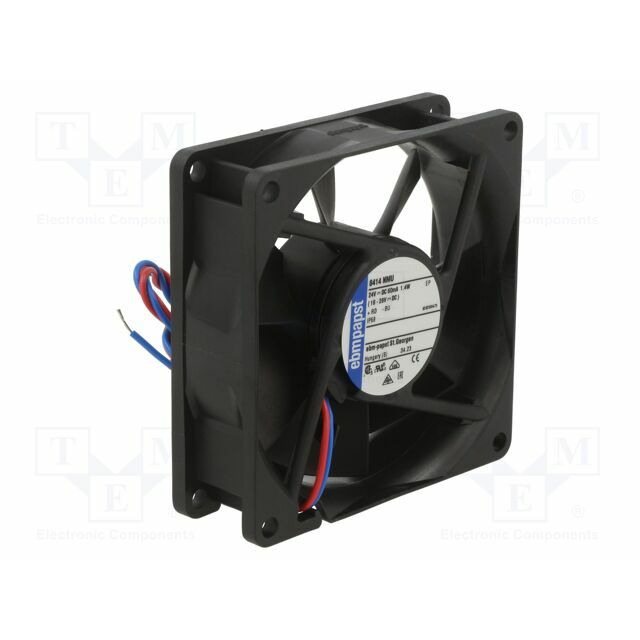 EBM-PAPST Fan: DC; 80x80x25.4mm; axial