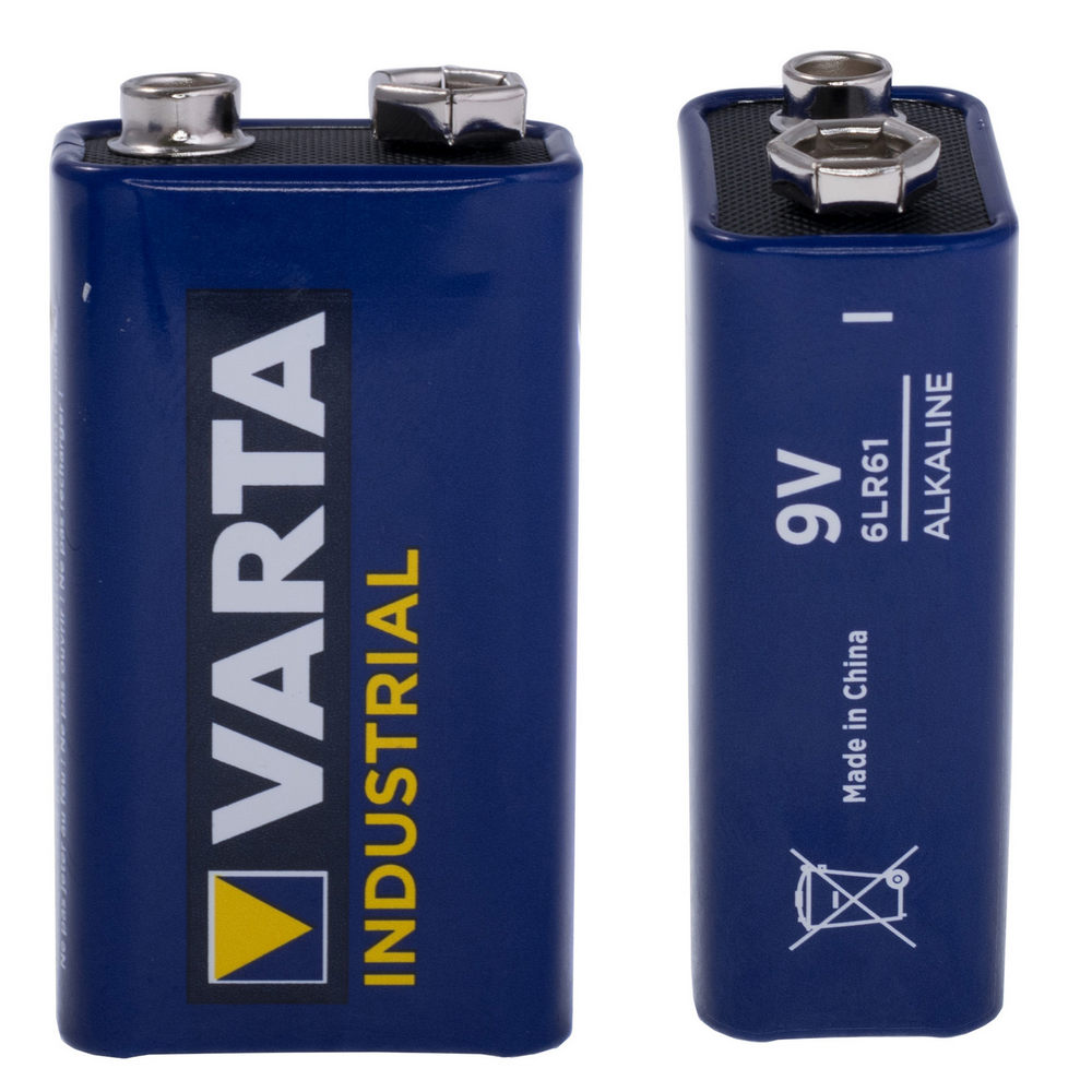 VARTA Battery: alkaline; 6F22; 9V; non-rechargeable