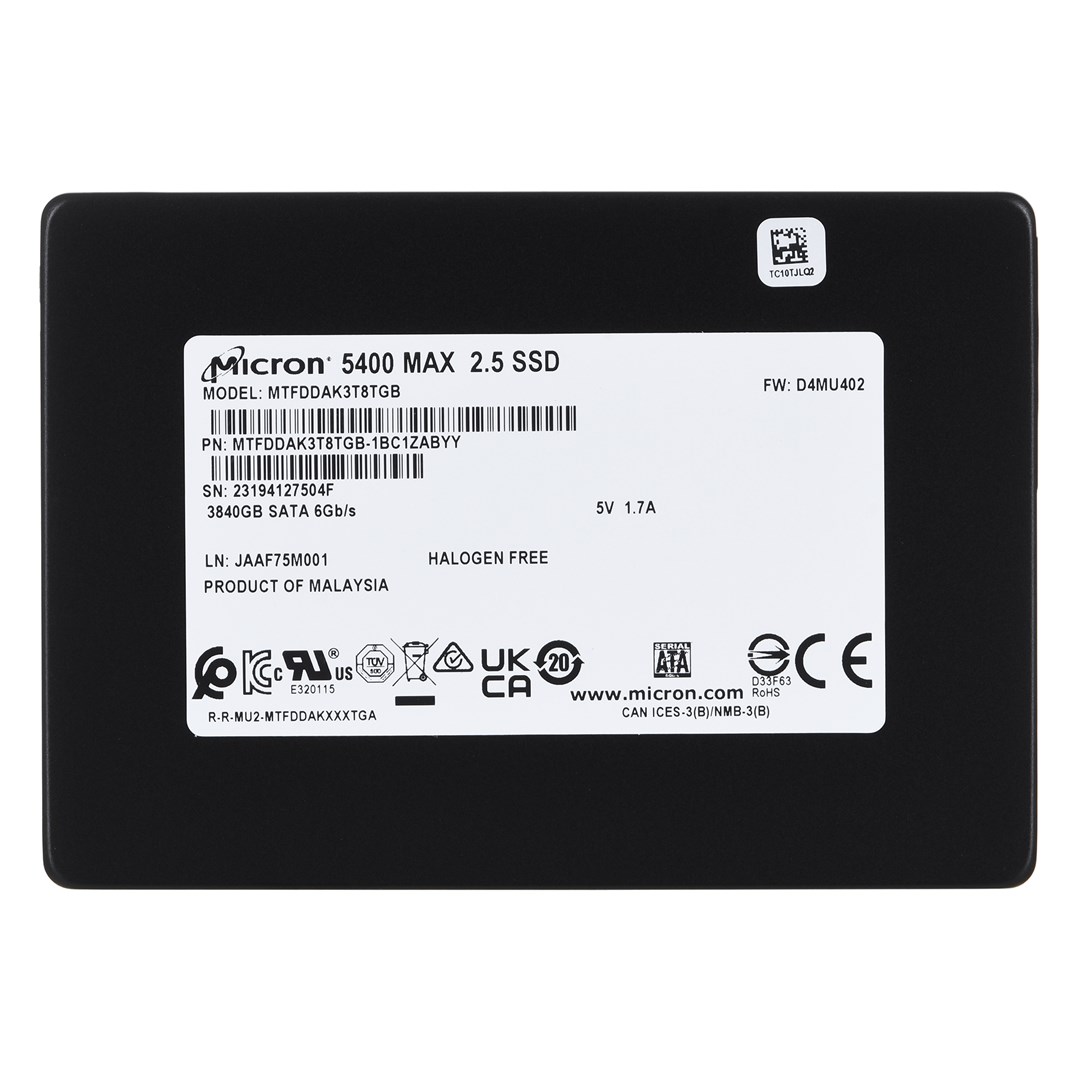 MICRON SSD disks 5400 MAX 3840GB
