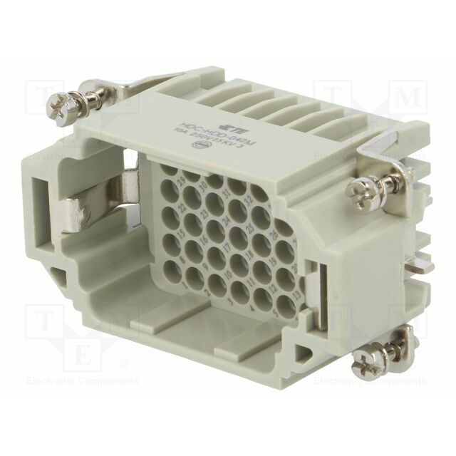 TE CONNECTIVITY Connector: HDC; male; HDD