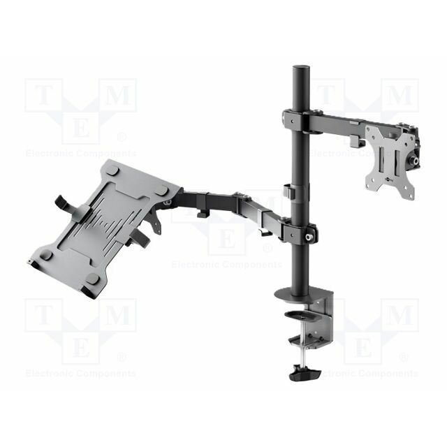Holder: desktop; monitor,TV; black; with