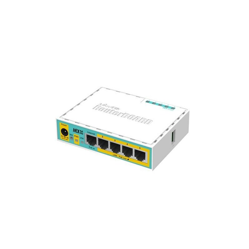 Mikrotik hEX PoE lite wired router