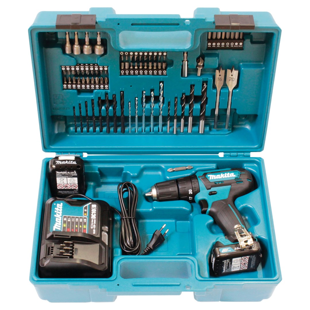 Makita Skruemaskine 12V 2 batterier inkluderet