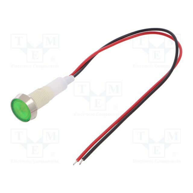 NINIGI Indicator: LED; flat; green; 24VDC