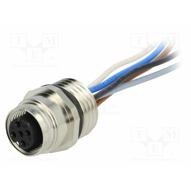 HIRSCHMANN Connector: M12; socket; PIN: 5