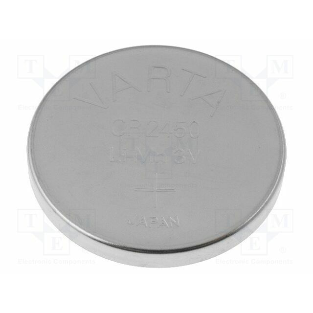 VARTA MICROBATTERY Battery: lithium; coin; CR2450
