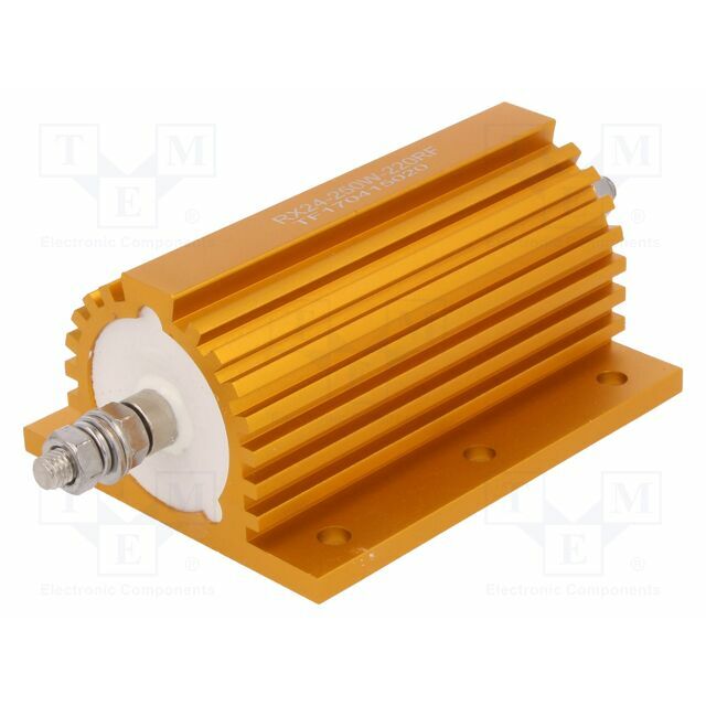 SR PASSIVES Resistor: wire-wound; 220Ω; with