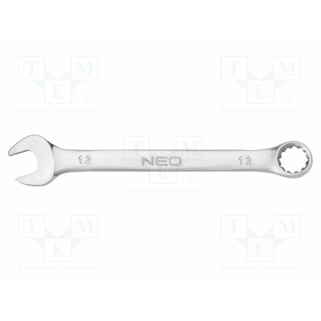 NEO TOOLS Wrench: combination spanner; double-sided