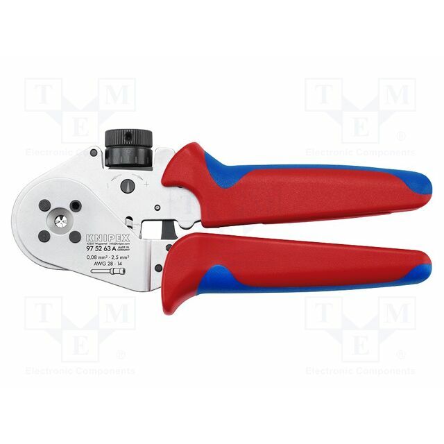 KNIPEX Tool: for crimping; turned contacts