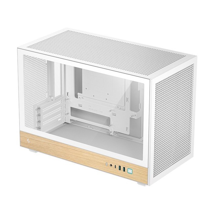 DeepCool CH260 WOOD case, white |