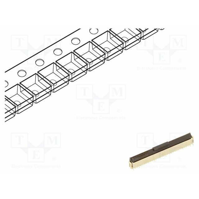 HIROSE Connector: FFC/FPC; gold-plated; SMT; 500mA