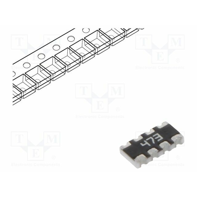 YAGEO Resistor network: Y; 47kΩ; ±5%