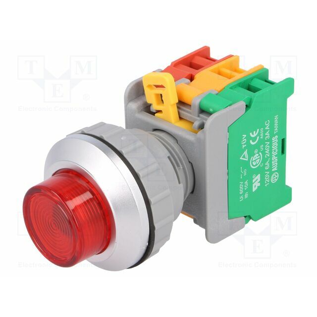 AUSPICIOUS Switch: push-button; 30mm; Stabl.pos: