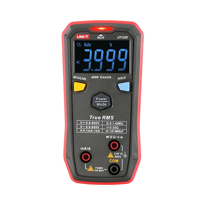 Digitālais multimetrs 600V AC/DC, 10A AC/DC