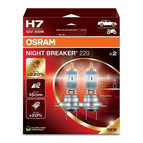 OSRAM NIGHT BREAKER 220 H7 AUTOMAÅ