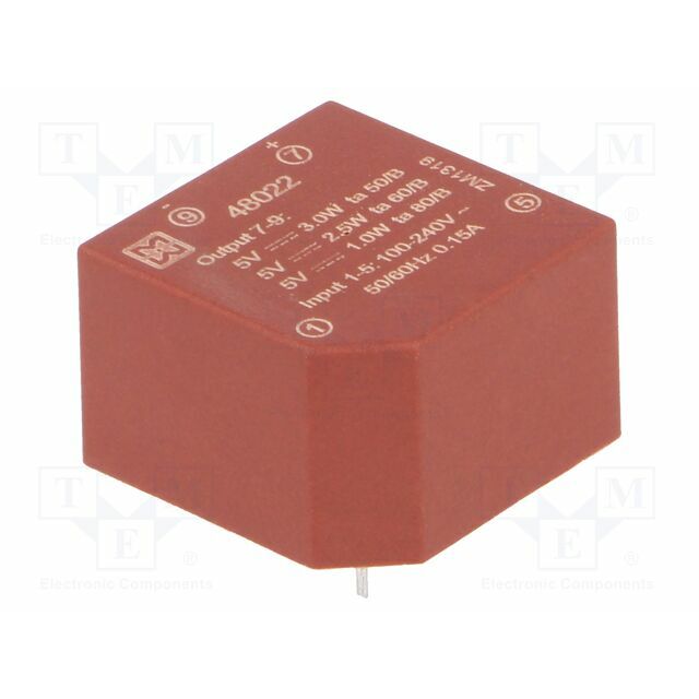 Converter: AC/DC; 3W; Uin: 85÷265VAC,120÷370VDC