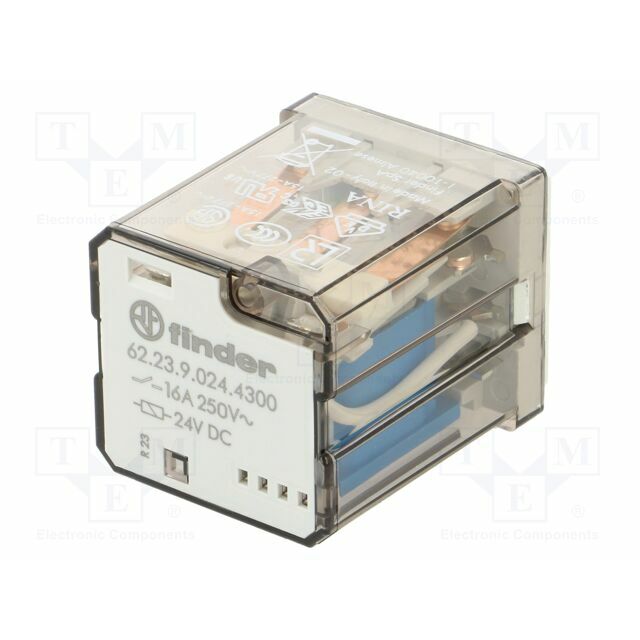 FINDER Relay: electromagnetic power; Ucoil: 24VDC