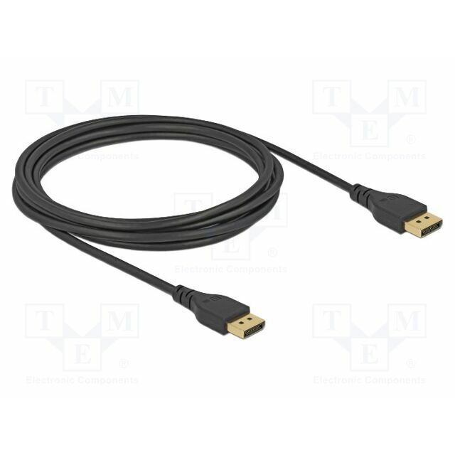 Cable; DisplayPort plug,both sides; DisplayPort