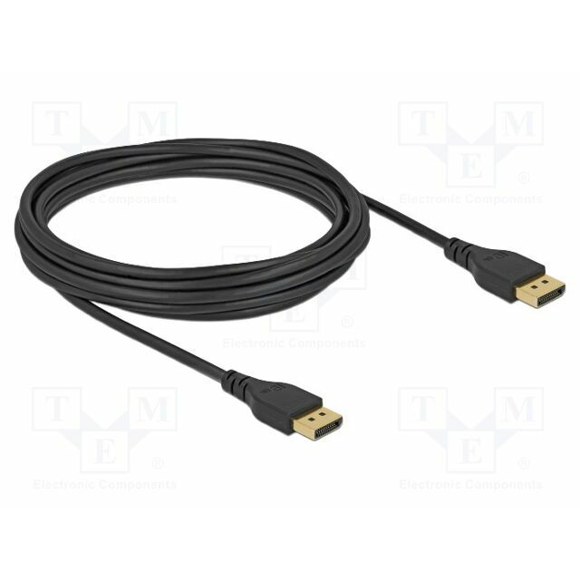 Cable; DisplayPort plug,both sides; DisplayPort