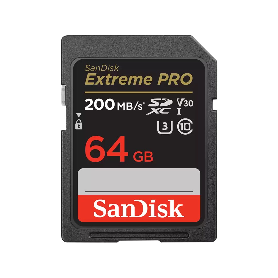 SanDisk 64GB SDXC Extreme PRO |