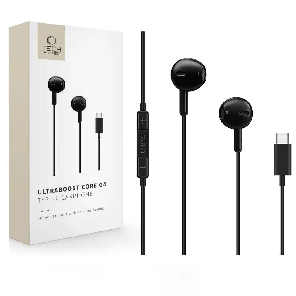 TECH-PROTECT ULTRABOOST TYPE-C EARPHONE CORE G4