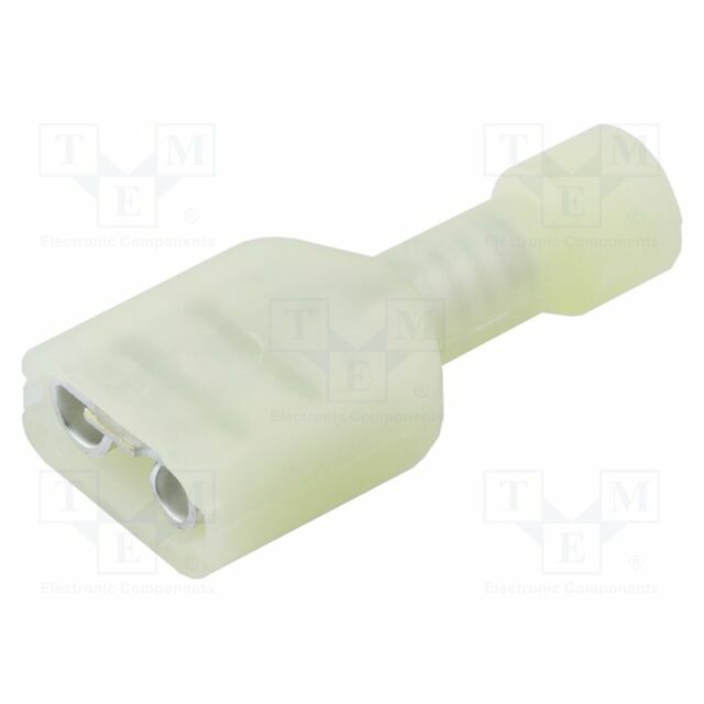 MOLEX Terminal: flat; 6.35mm; 0