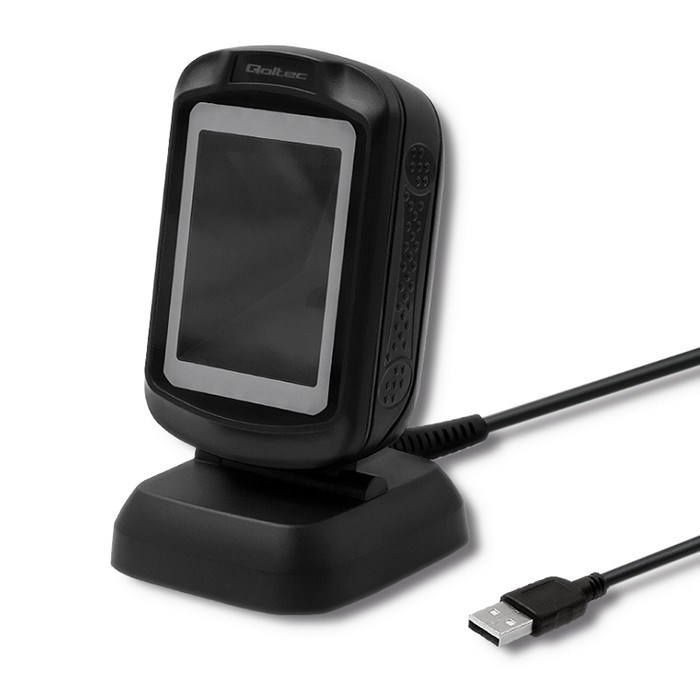 Qoltec Stationary barcode reader and QR