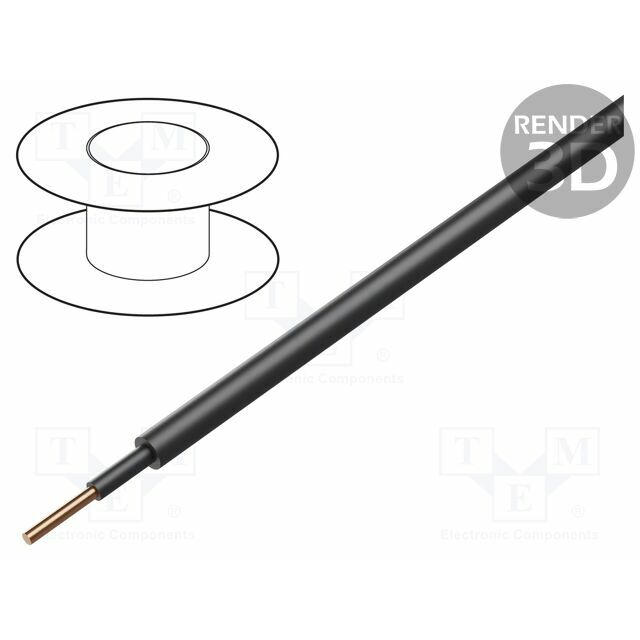 HELU Wire; NYY; 1x4mm2; round; wire