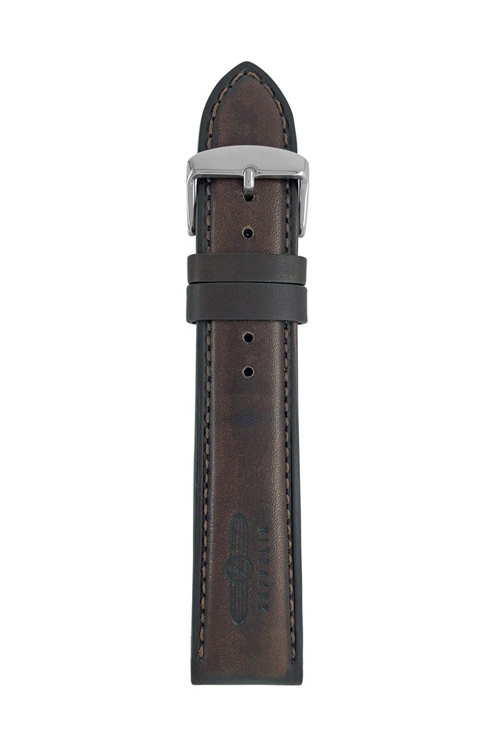 Leather strap Zeppelin brown, 22 mm
