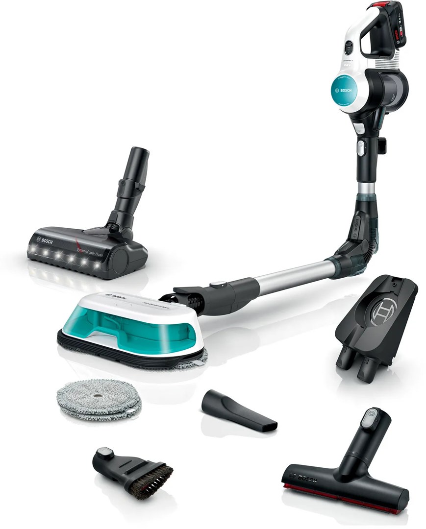 BOSCH Cordless 2-in-1 hoover, vacuuming and