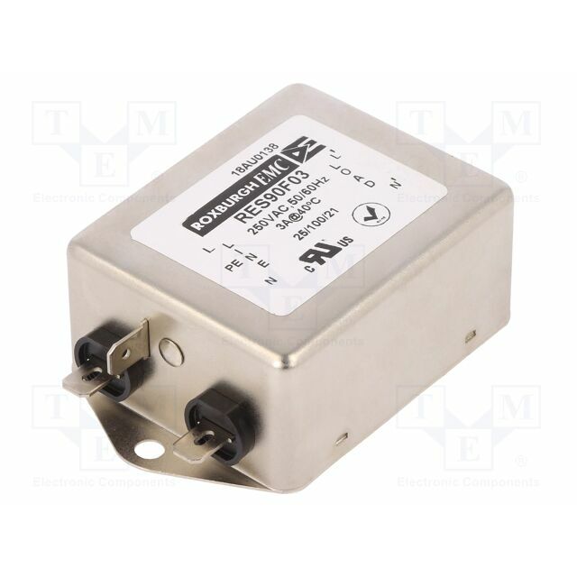 ROXBURGH EMC Filter: anti-interference; 250VAC; Cx: