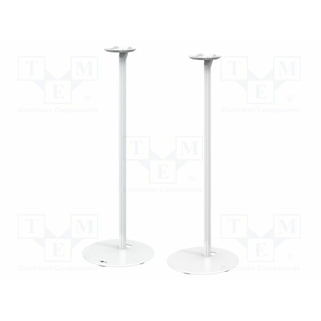 Holder: stand; speakers; white; 3kg; 2pcs