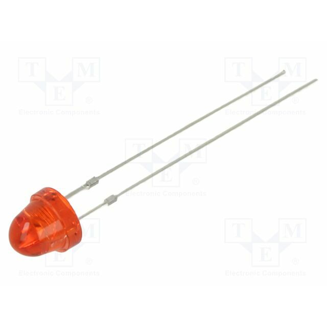 OPTOSUPPLY LED; red; 5mm; 1120mcd; 30°