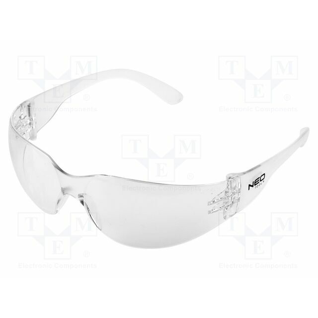NEO TOOLS Safety spectacles; Lens: transparent