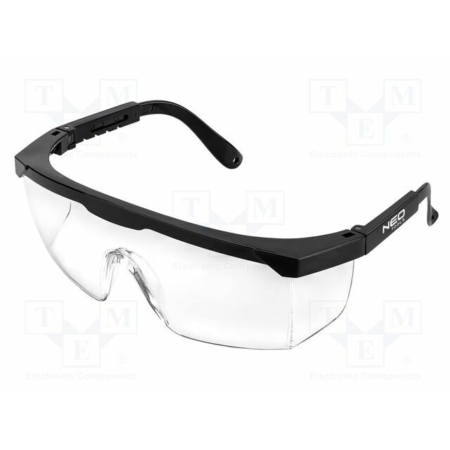 NEO TOOLS Safety spectacles; Lens: transparent