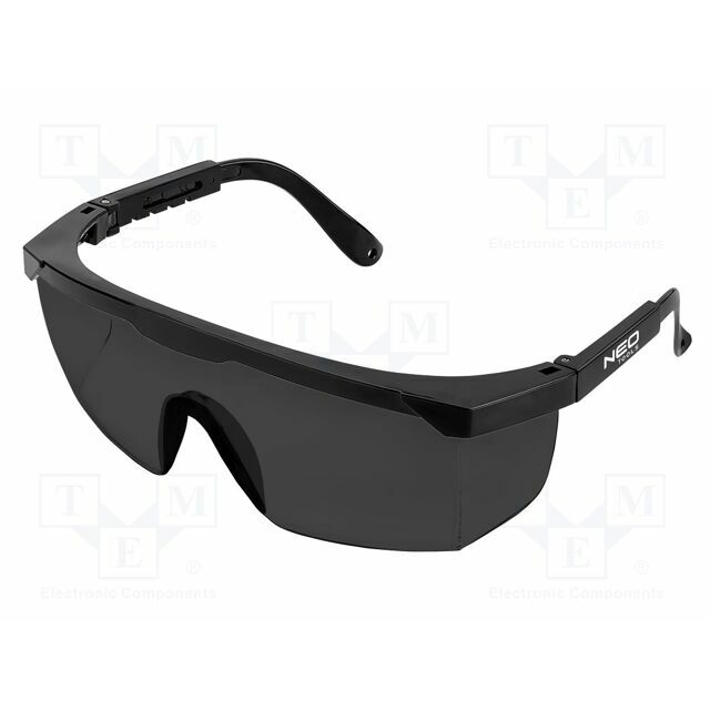 NEO TOOLS Safety spectacles; Lens: darkened