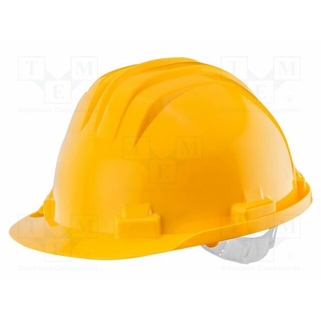 NEO TOOLS Protective helmet; yellow; HDPE