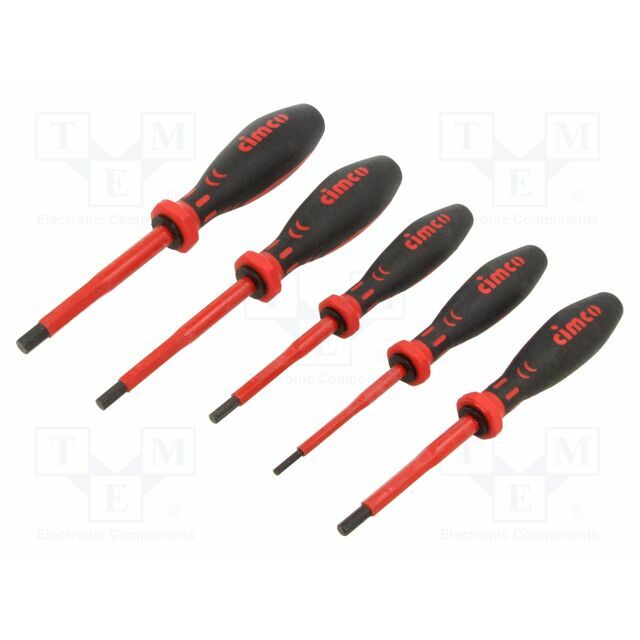 Screwdriver: insulated-set; hex key; chrome vanadium