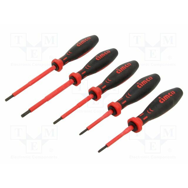 Screwdriver: insulated-set; Torx®; TX8,TX10,T15