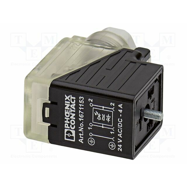 PHOENIX CONTACT Connector: valve connector; plug