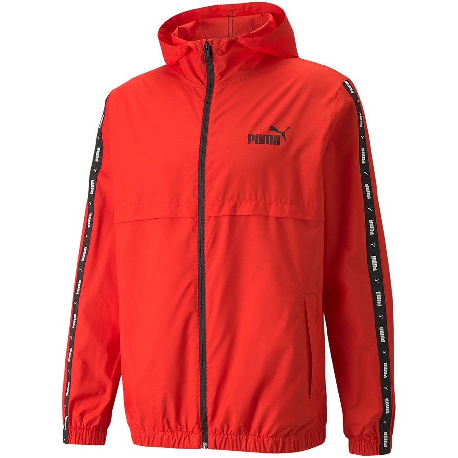 Puma ESS+TAPE Windbreaker Men`s Jacket Red