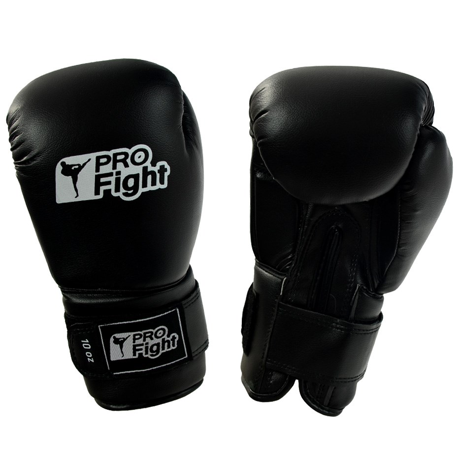 Boksa cimdi Profight ādas Dragon black