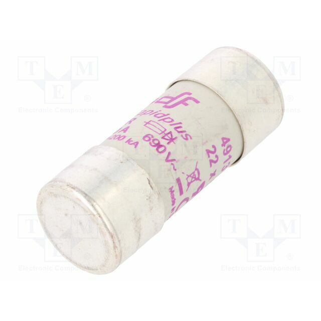 DF ELECTRIC Fuse: fuse; 22x58mm; ceramic
