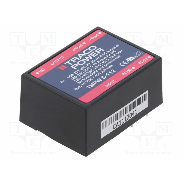 TRACO POWER Power supply: switching; for