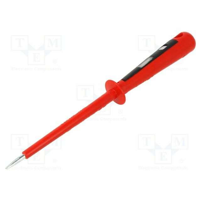 Screwdriver: voltage tester; slot; 3.5mm