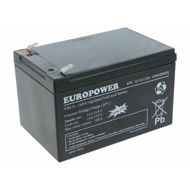 Akumulator żelowy AGM EUROPOWER EPL 12V