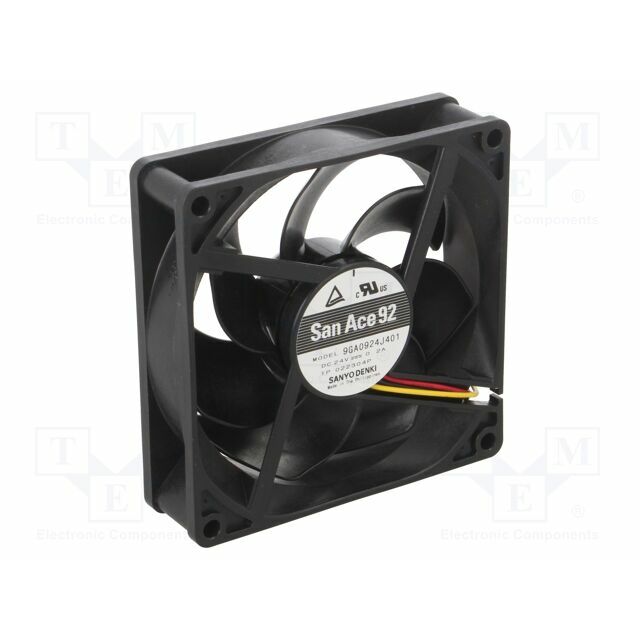 SANYO DENKI Fan: DC; 92x92x25mm; axial