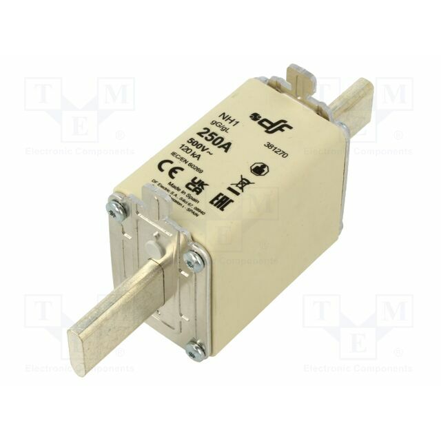 DF ELECTRIC Fuse: fuse; NH1; ceramic