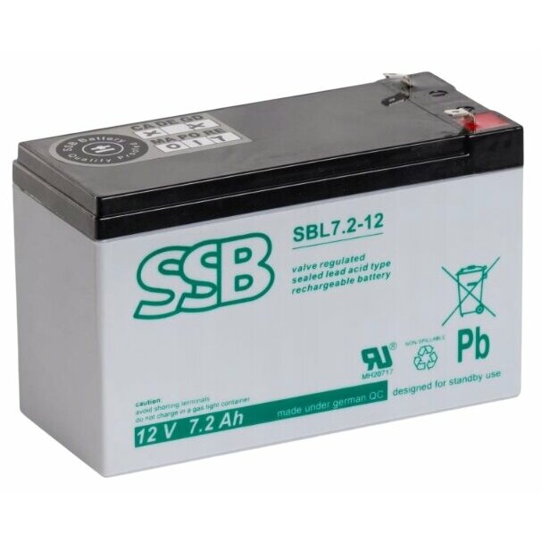 SSB AGM gēla akumulators SBL 7
